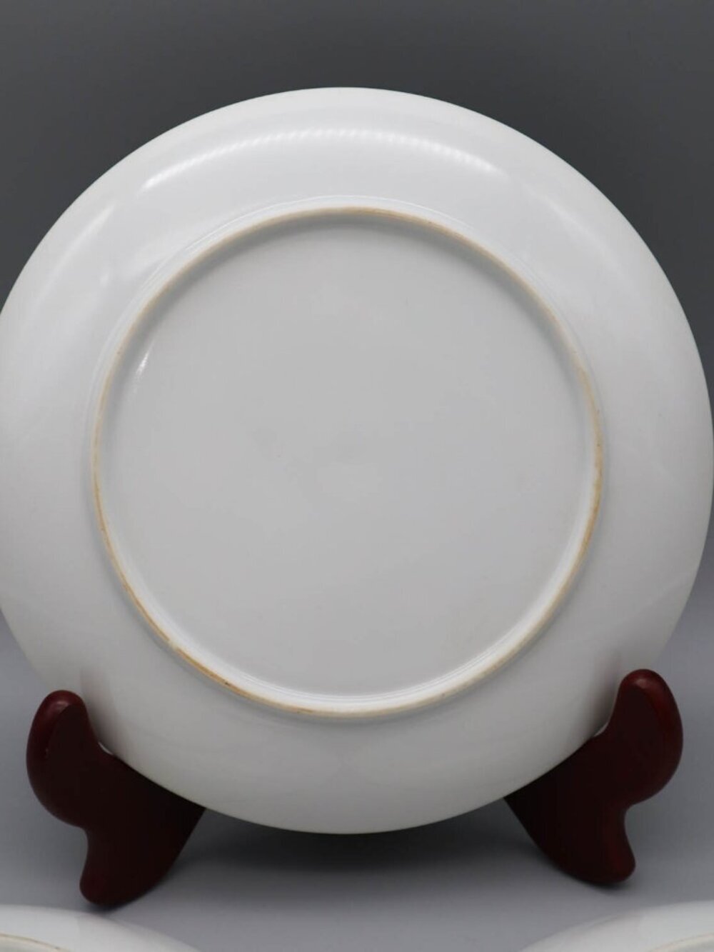 4 Vtg Nasco Japan Folk Art Farmhouse Countryside Village Salad Dessert Plates - Picture 5 of 6